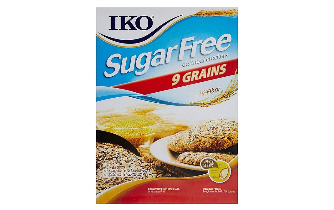 Iko Sugar Free Oatmeal Crackers, 9 Grains   Box  200 grams